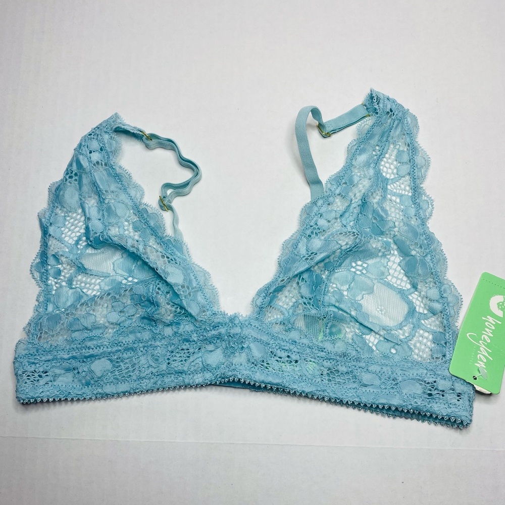Honey dew camellia built up bralette